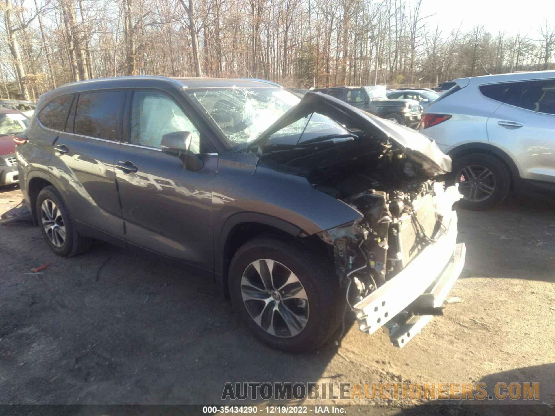 5TDGZRBH9MS126811 TOYOTA HIGHLANDER 2021