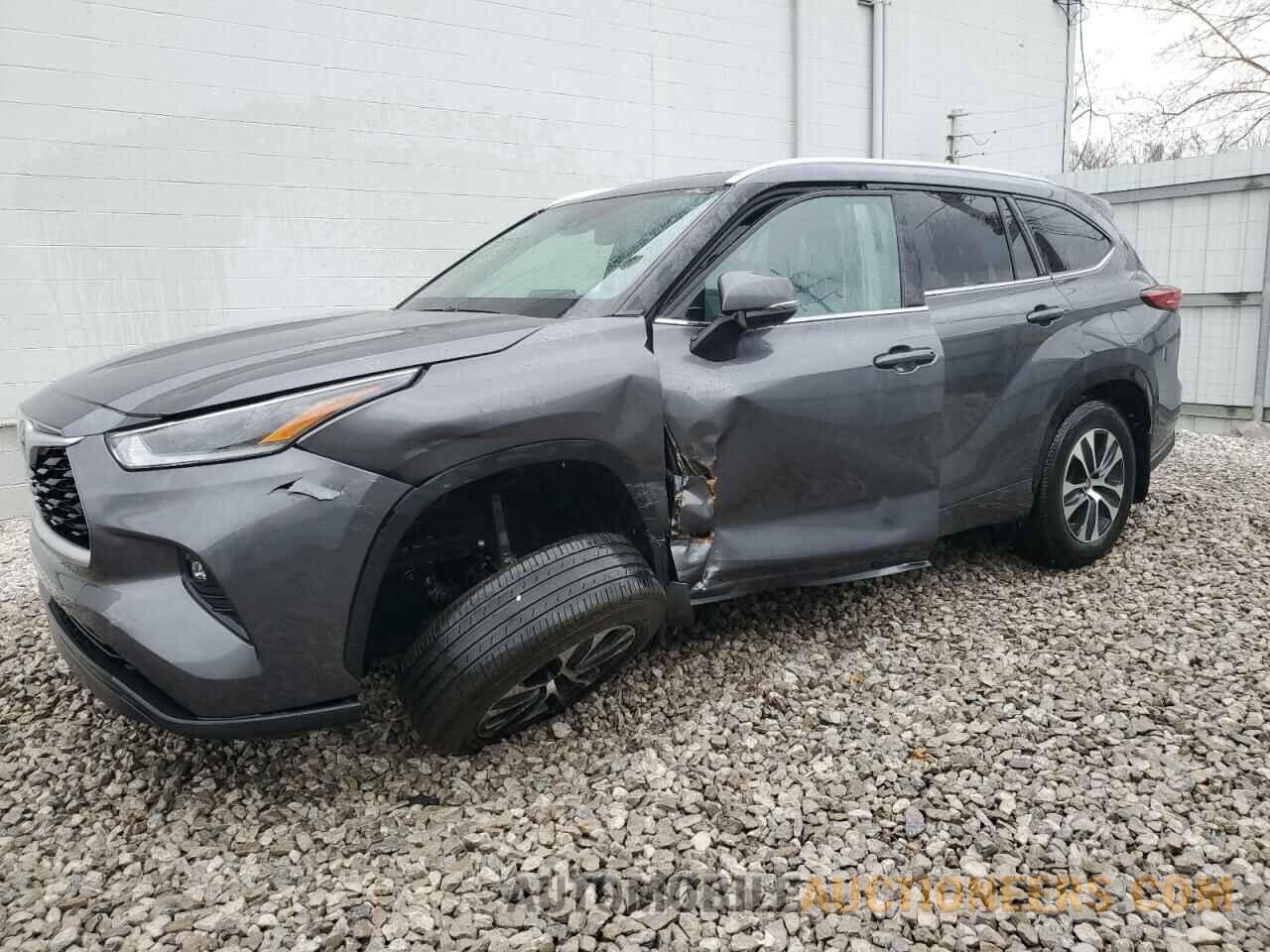 5TDGZRBH9MS550148 TOYOTA HIGHLANDER 2021