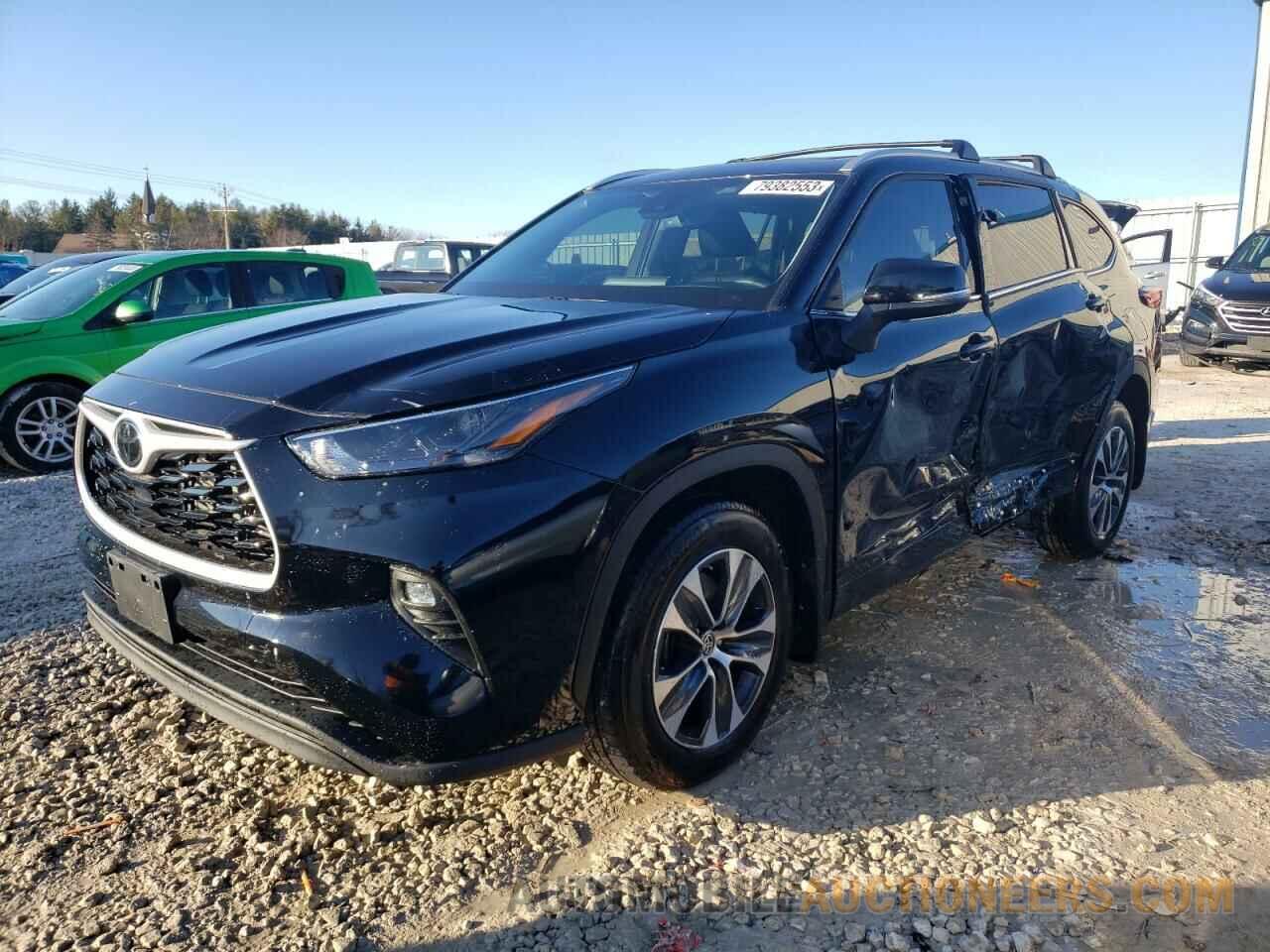 5TDGZRBH9NS237487 TOYOTA HIGHLANDER 2022