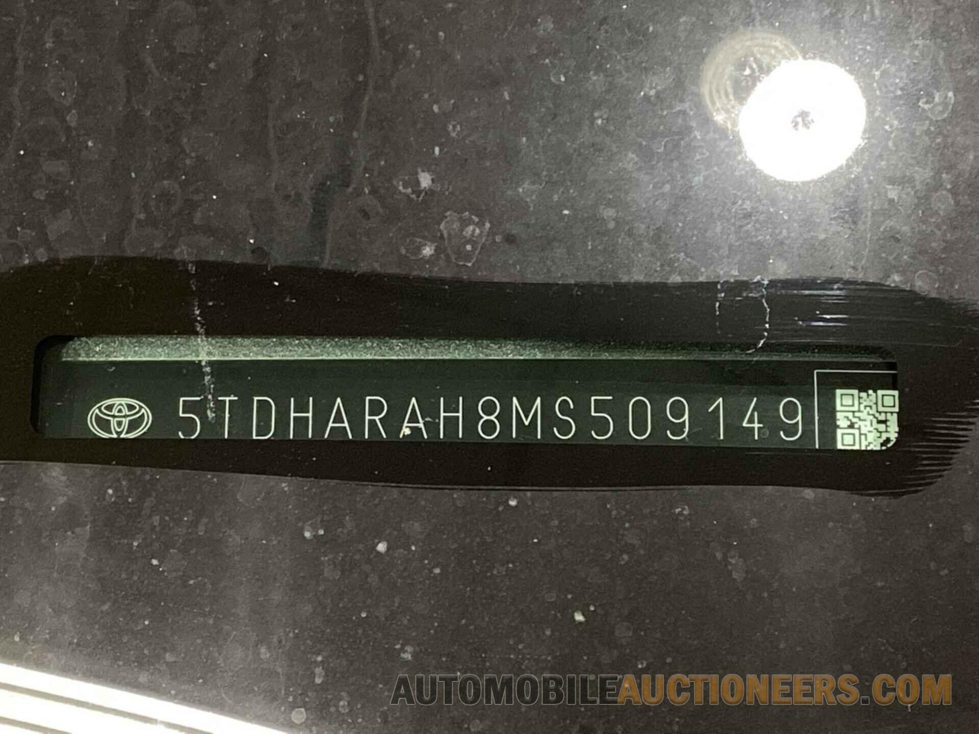 5TDHARAH8MS509149 TOYOTA HIGHLANDER 2021