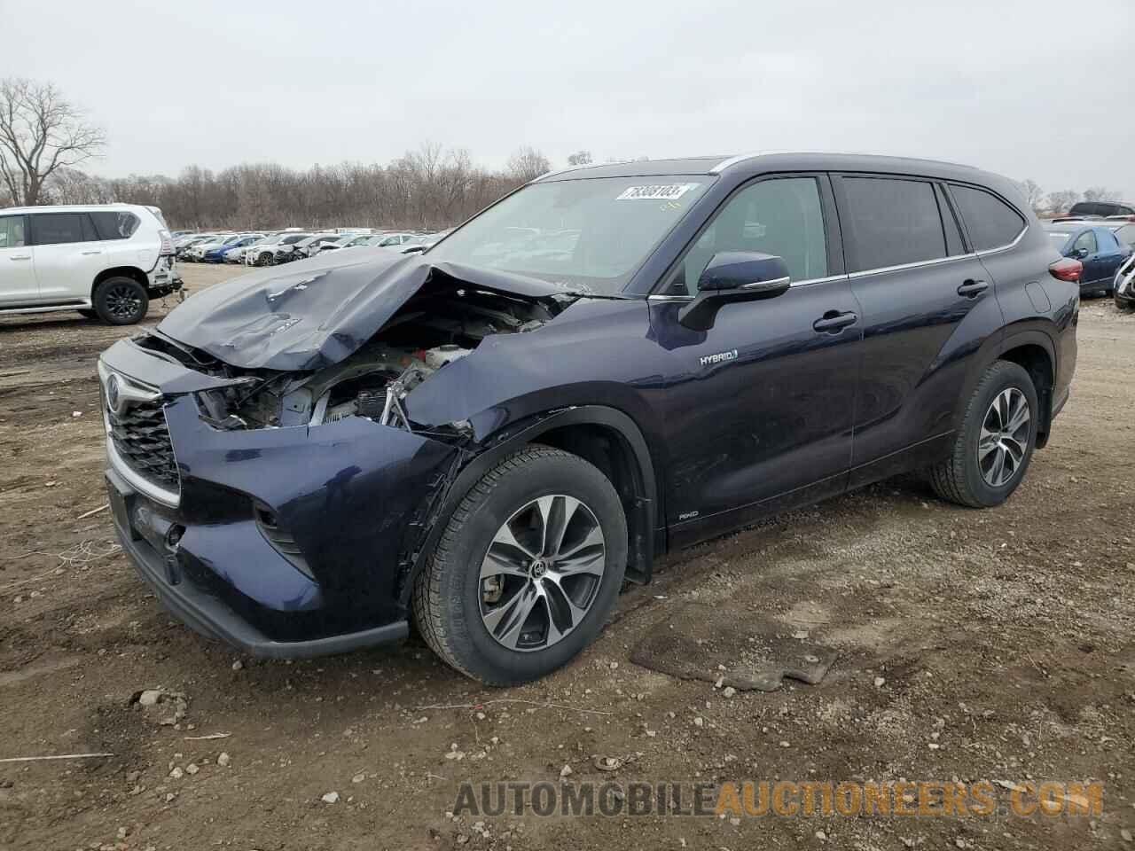 5TDHBRCH4MS023416 TOYOTA HIGHLANDER 2021