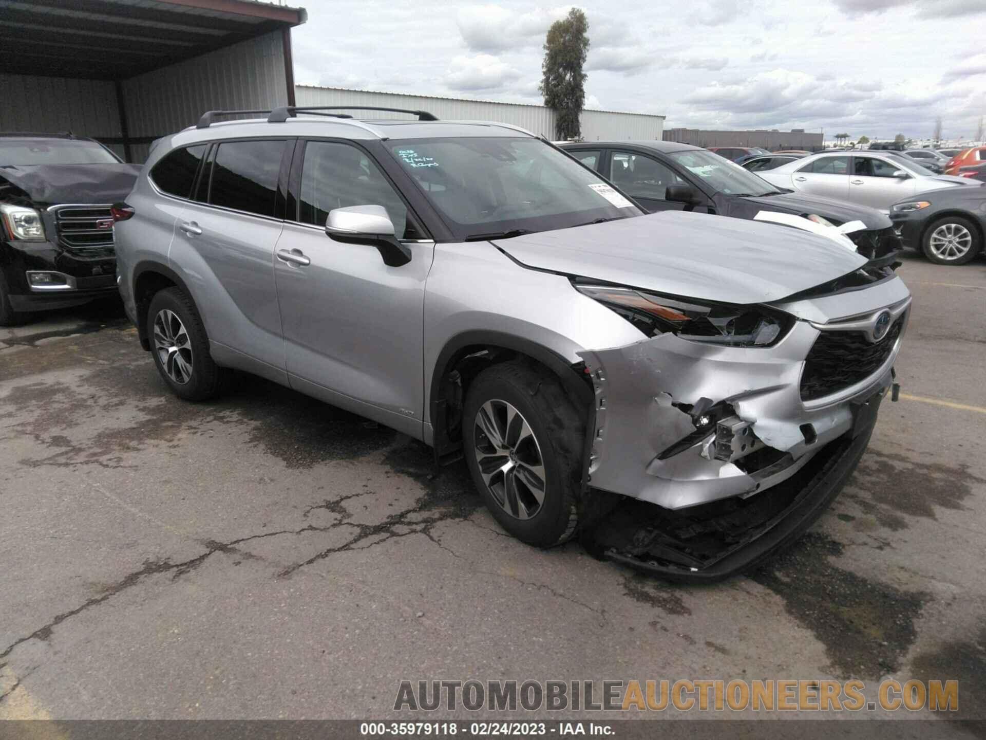 5TDHBRCH6NS540119 TOYOTA HIGHLANDER 2022