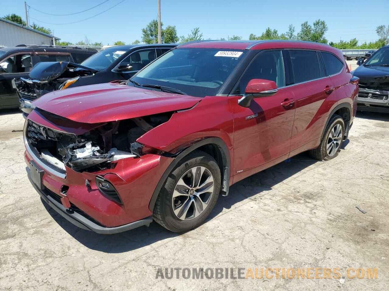 5TDHBRCH8MS536717 TOYOTA HIGHLANDER 2021