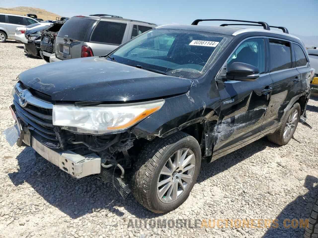 5TDJCRFH0GS017255 TOYOTA HIGHLANDER 2016