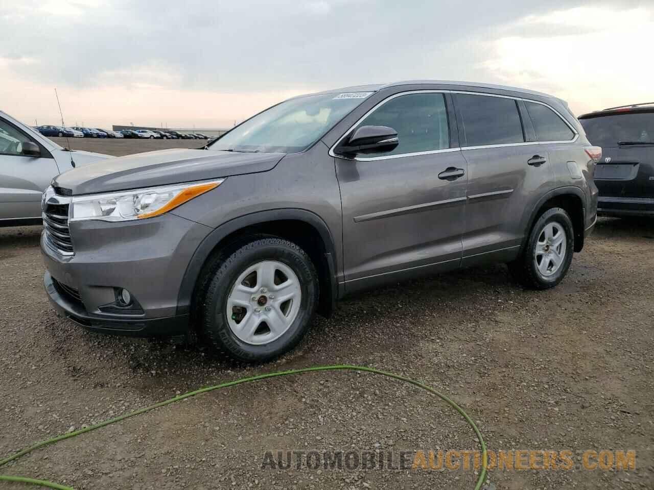 5TDJCRFH4GS018991 TOYOTA HIGHLANDER 2016