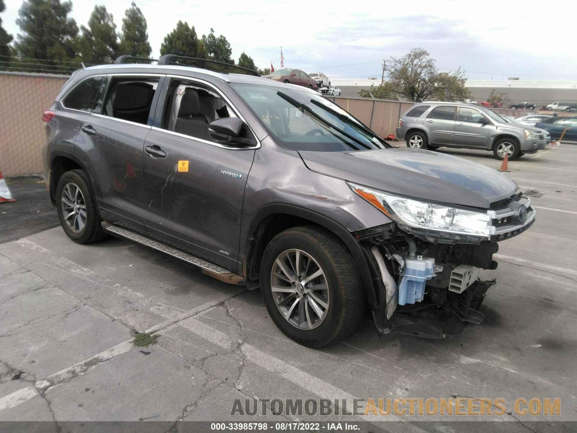 5TDJGRFH0HS035101 TOYOTA HIGHLANDER 2017