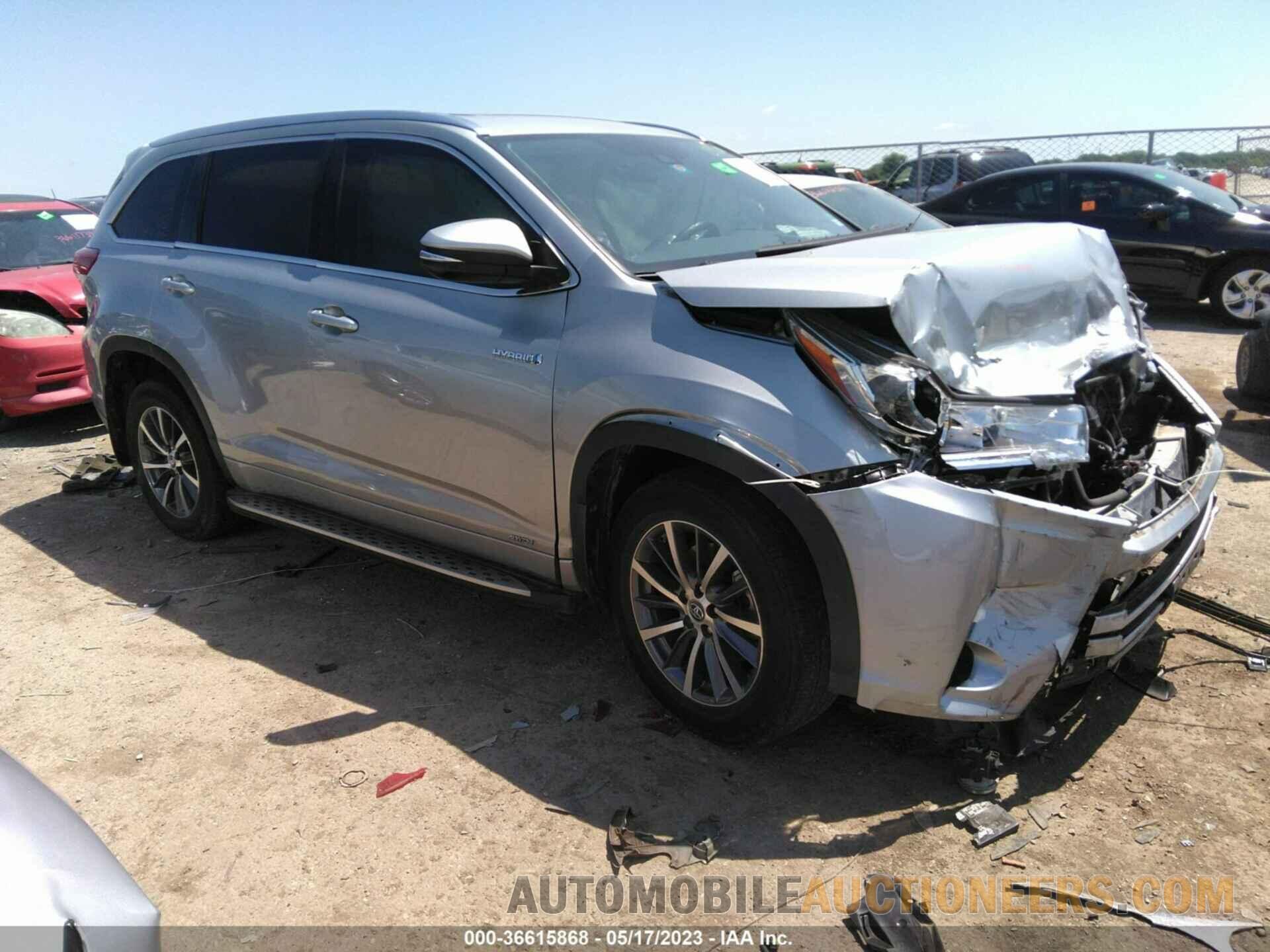 5TDJGRFH0HS035681 TOYOTA HIGHLANDER 2017