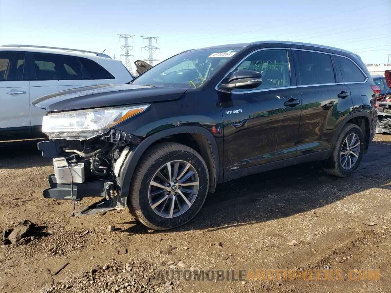 5TDJGRFH1KS056952 TOYOTA HIGHLANDER 2019