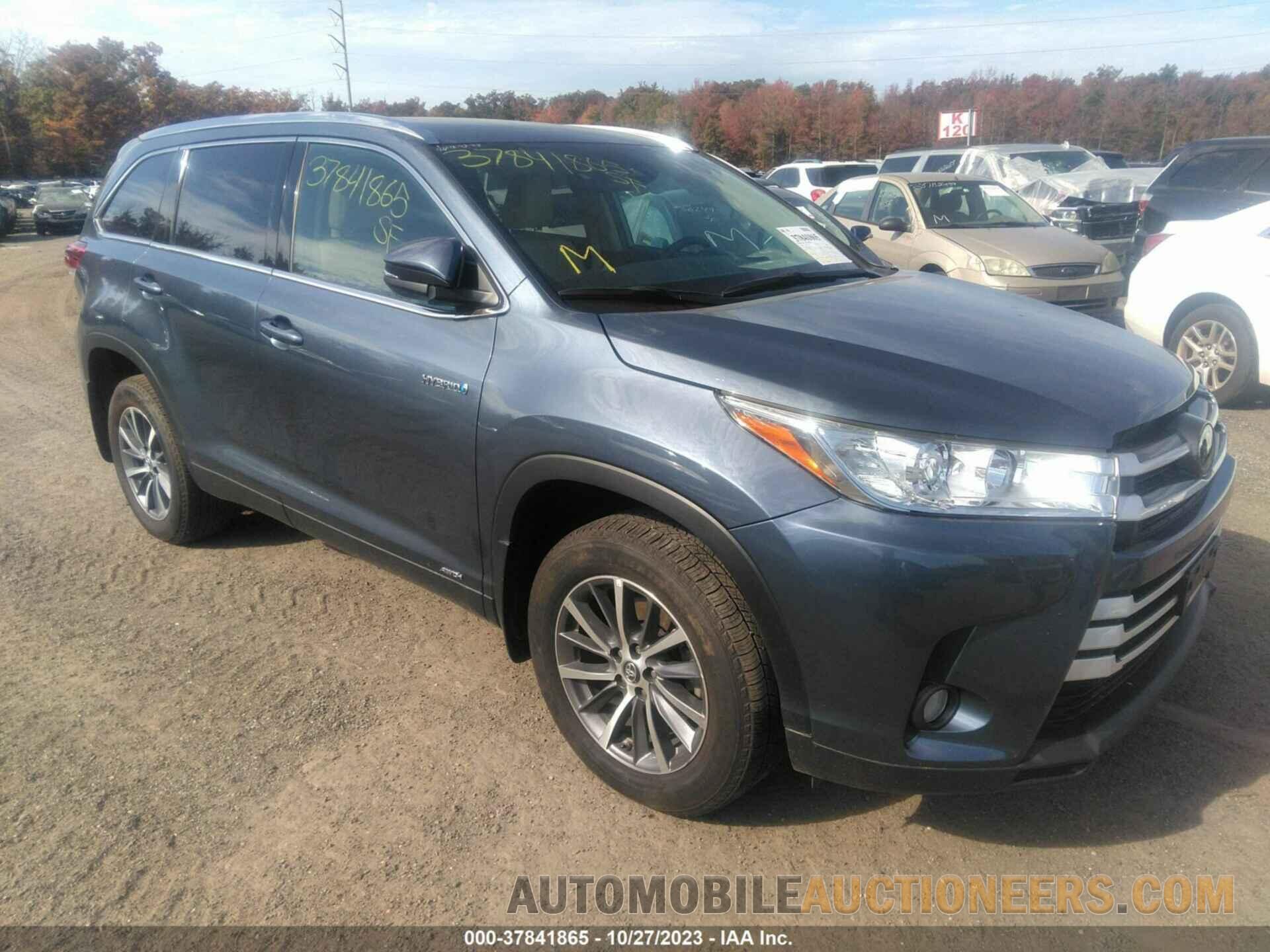 5TDJGRFH3KS060369 TOYOTA HIGHLANDER 2019