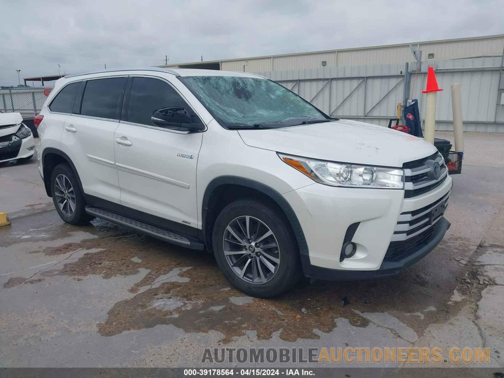 5TDJGRFH4KS061434 TOYOTA HIGHLANDER HYBRID 2019