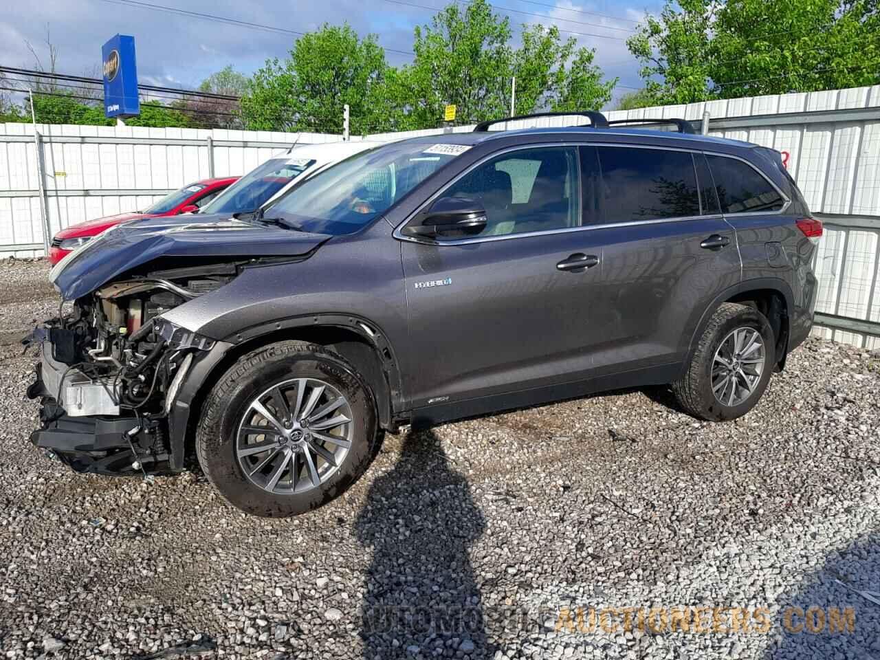 5TDJGRFH4KS065872 TOYOTA HIGHLANDER 2019