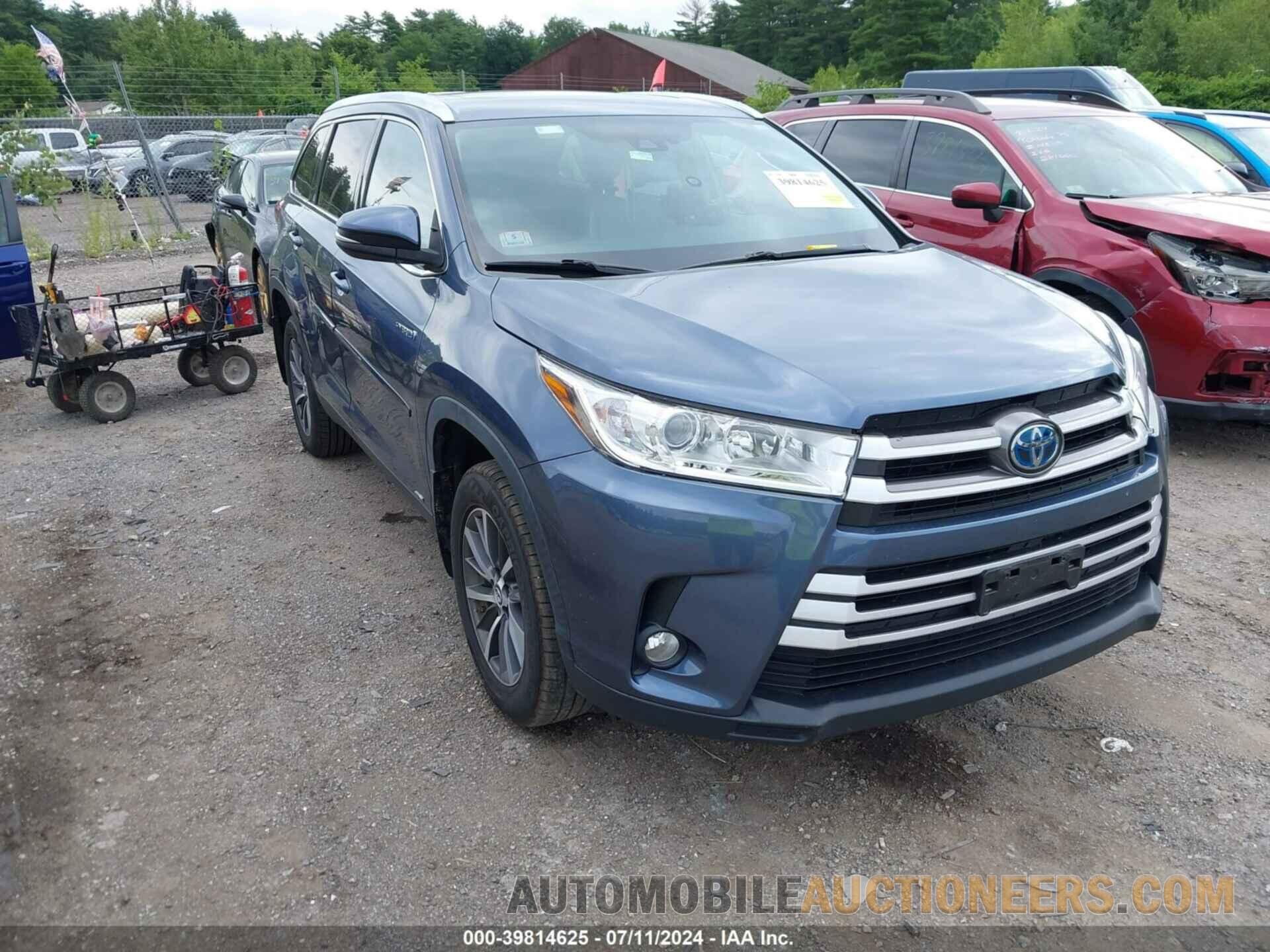 5TDJGRFH4KS077455 TOYOTA HIGHLANDER 2019