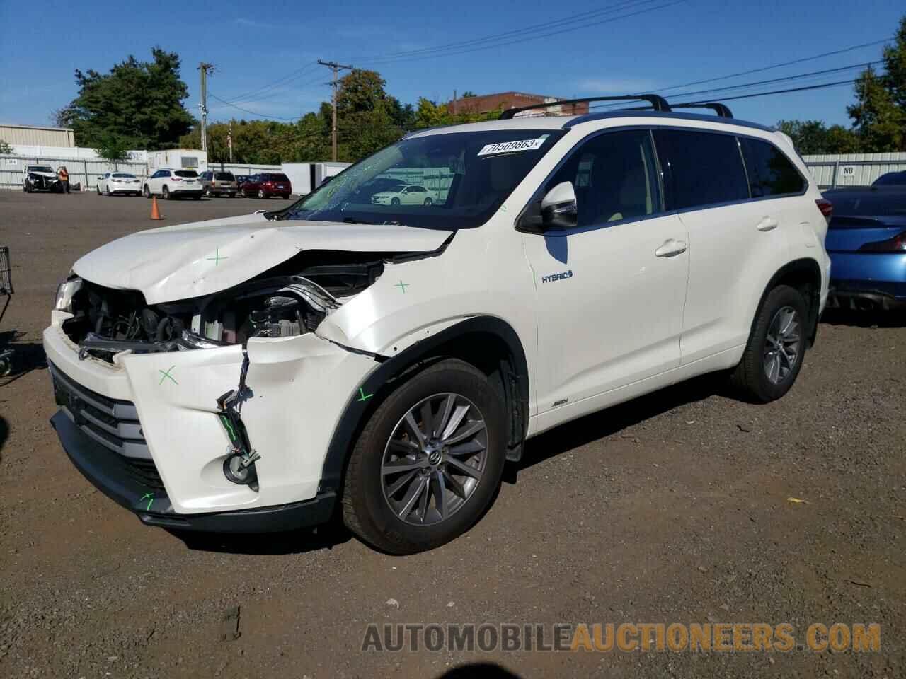 5TDJGRFH5JS037237 TOYOTA HIGHLANDER 2018