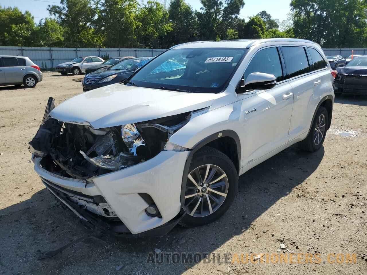 5TDJGRFH5JS039022 TOYOTA HIGHLANDER 2018