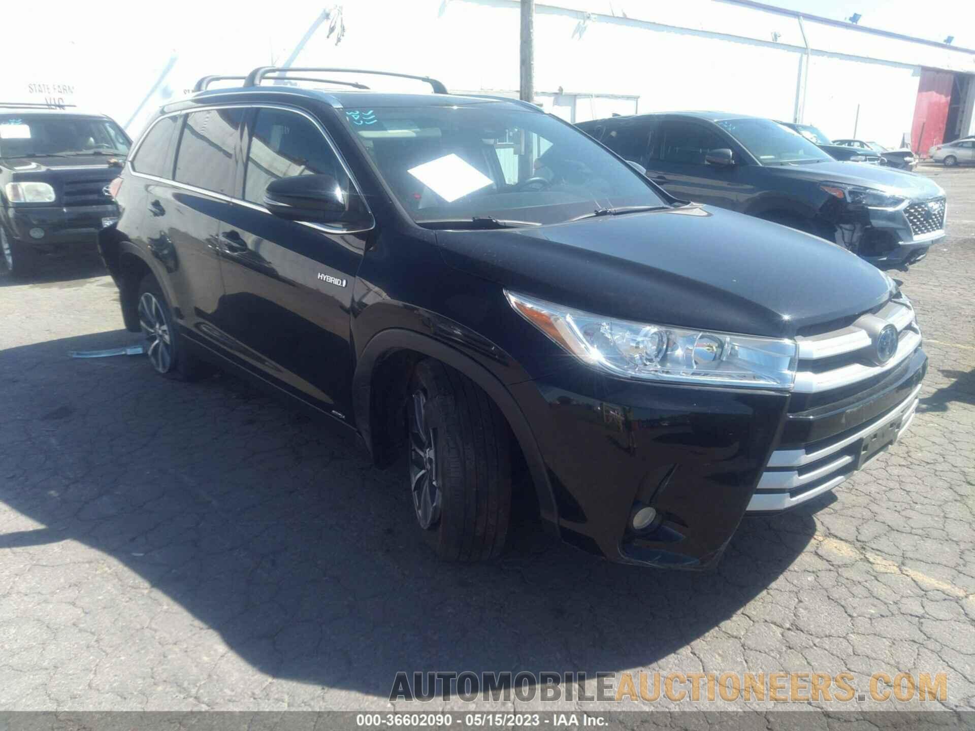 5TDJGRFH5KS063001 TOYOTA HIGHLANDER 2019