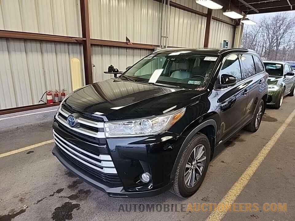 5TDJGRFH5KS078565 Toyota Highlander Hybrid 2019