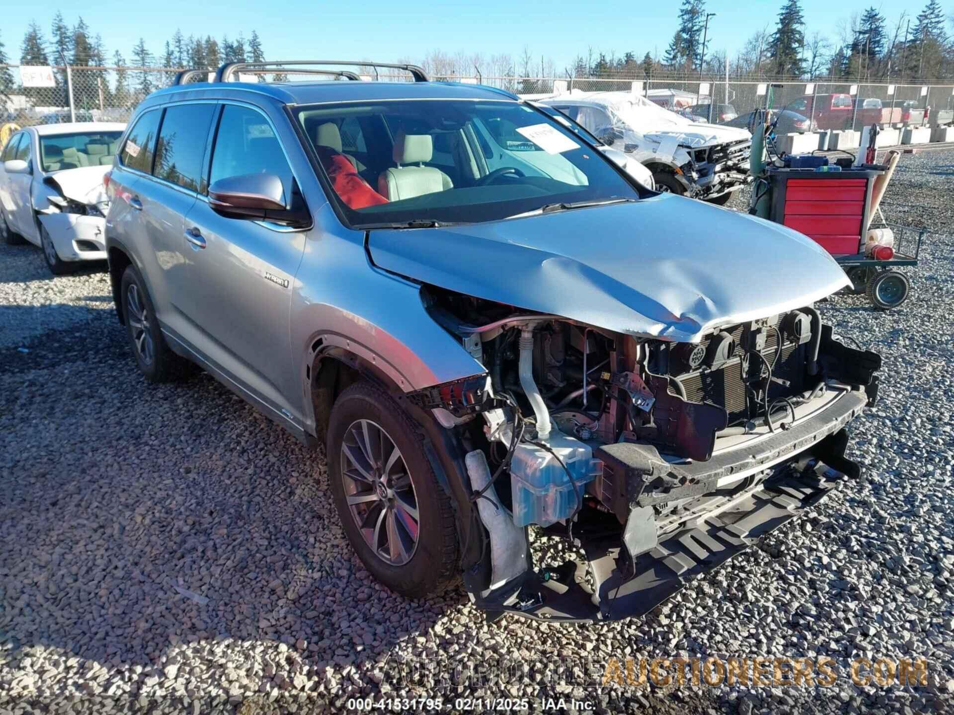 5TDJGRFH6HS033398 TOYOTA HIGHLANDER HYBRID 2017