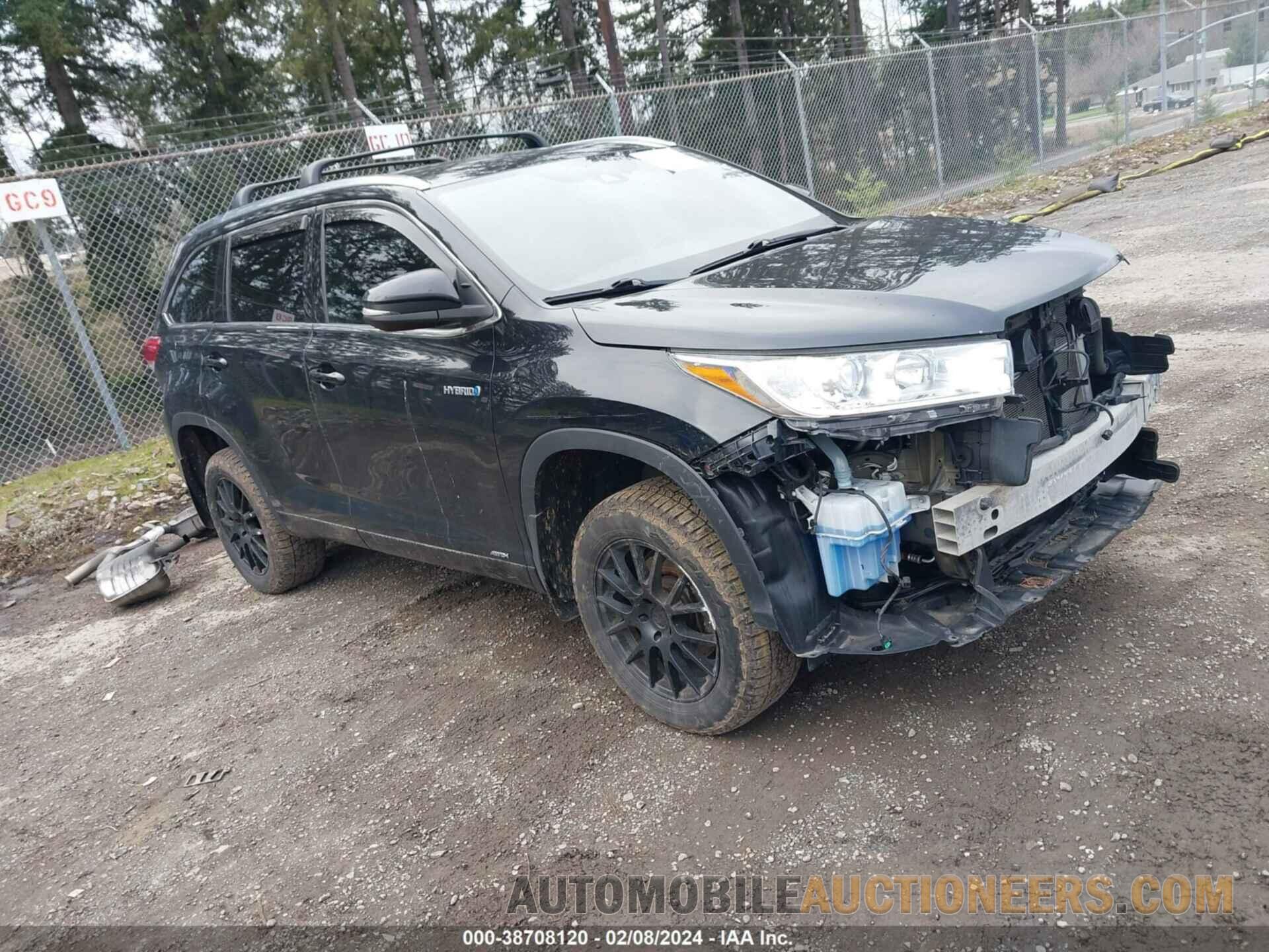 5TDJGRFH6JS041796 TOYOTA HIGHLANDER HYBRID 2018