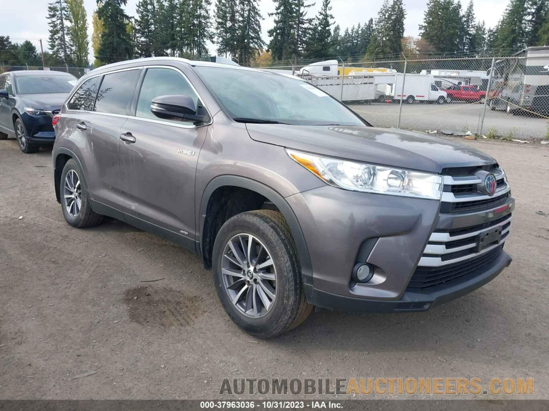 5TDJGRFH6KS056669 TOYOTA HIGHLANDER HYBRID 2019