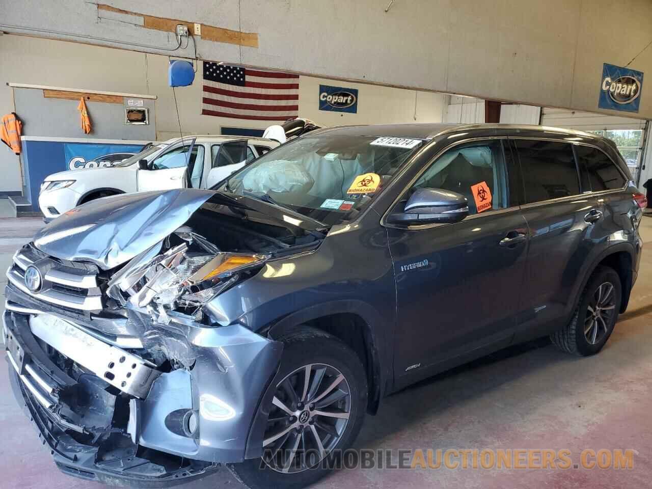 5TDJGRFH6KS074461 TOYOTA HIGHLANDER 2019