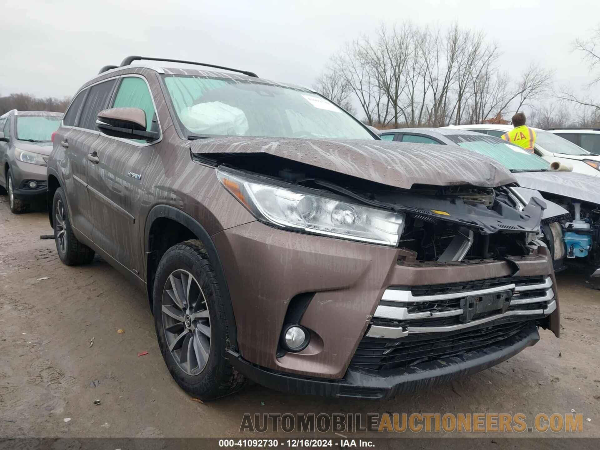 5TDJGRFH7HS035192 TOYOTA HIGHLANDER HYBRID 2017