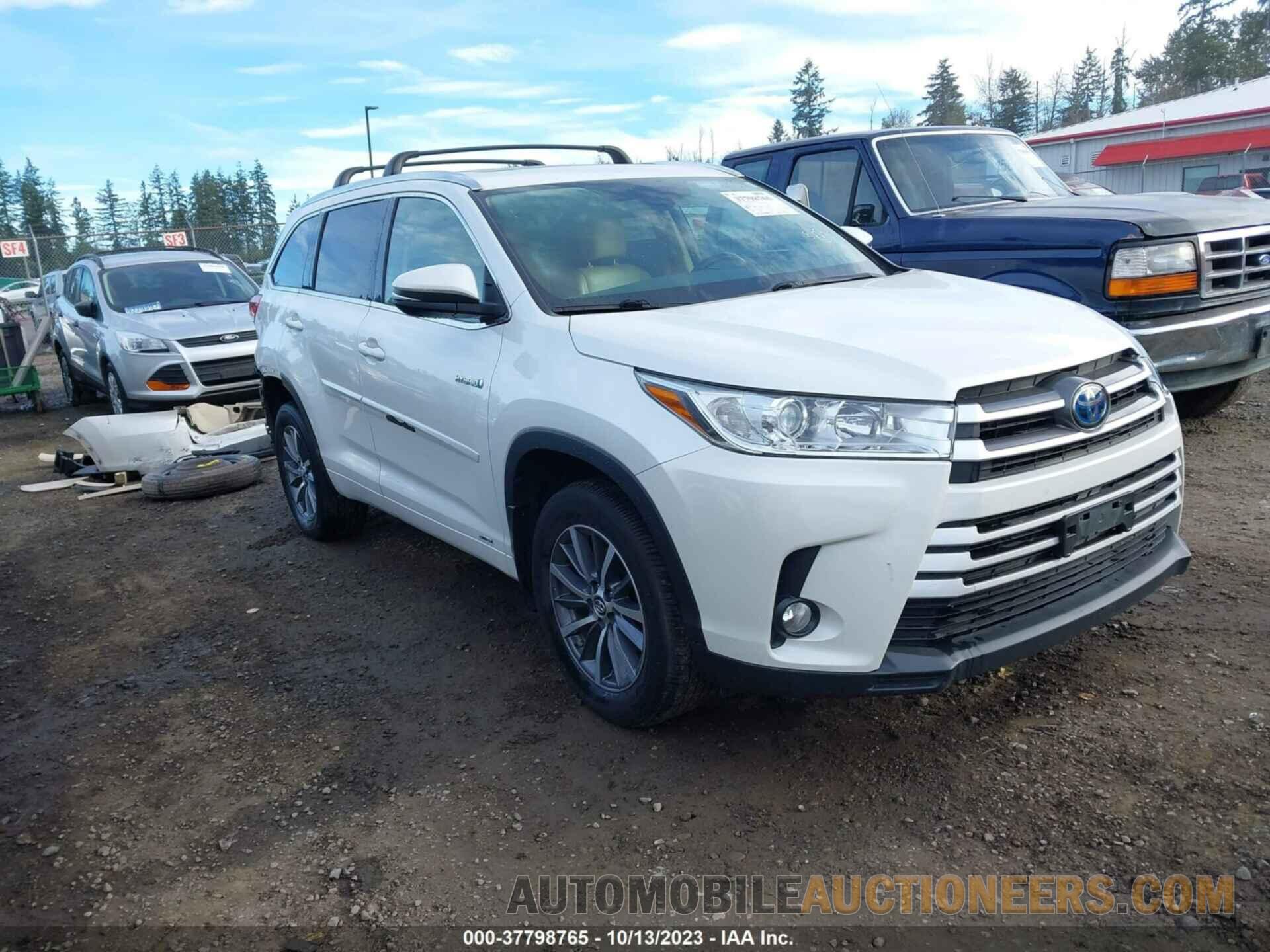 5TDJGRFH7JS036929 TOYOTA HIGHLANDER 2018