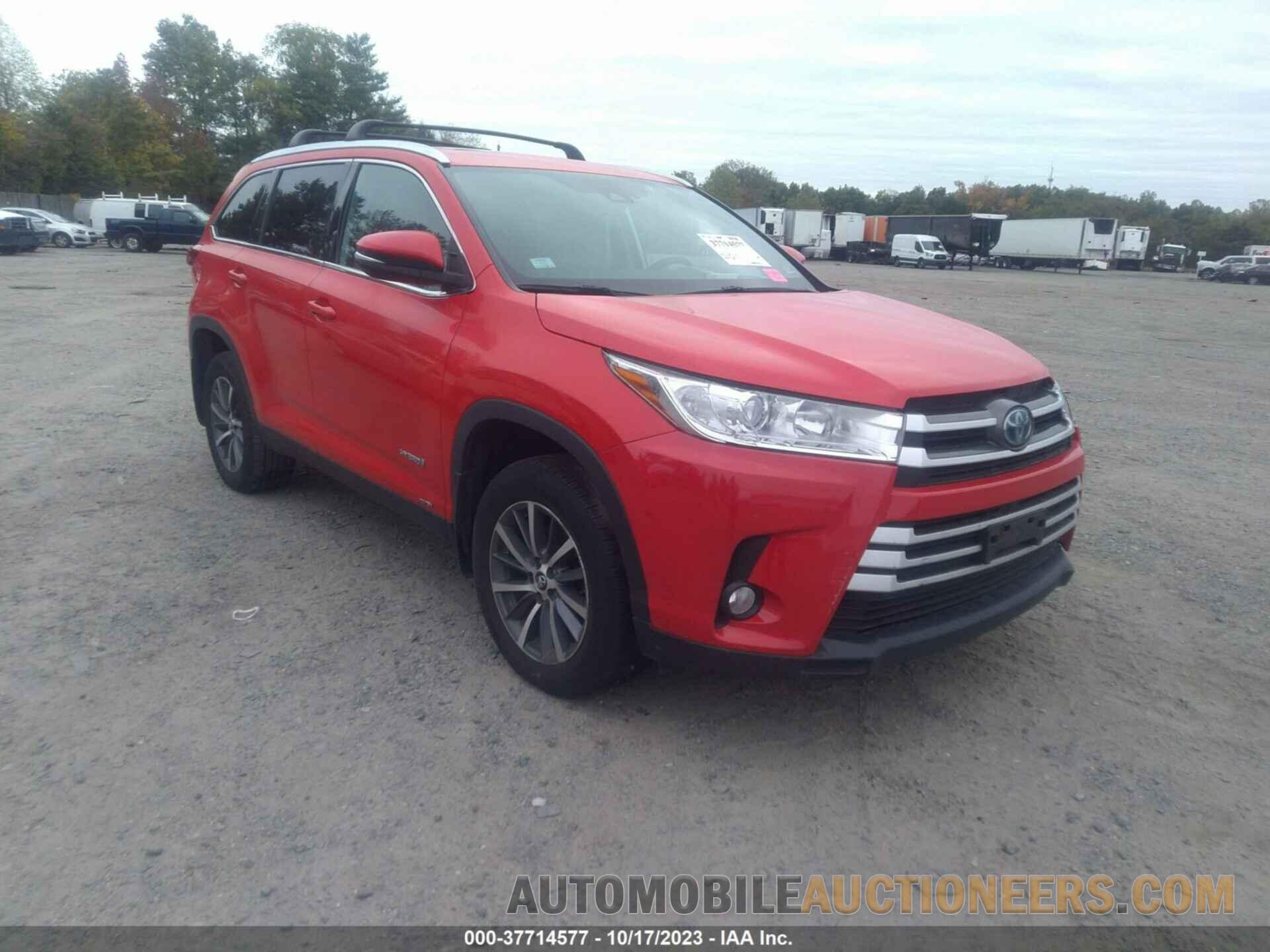 5TDJGRFH7KS055563 TOYOTA HIGHLANDER 2019