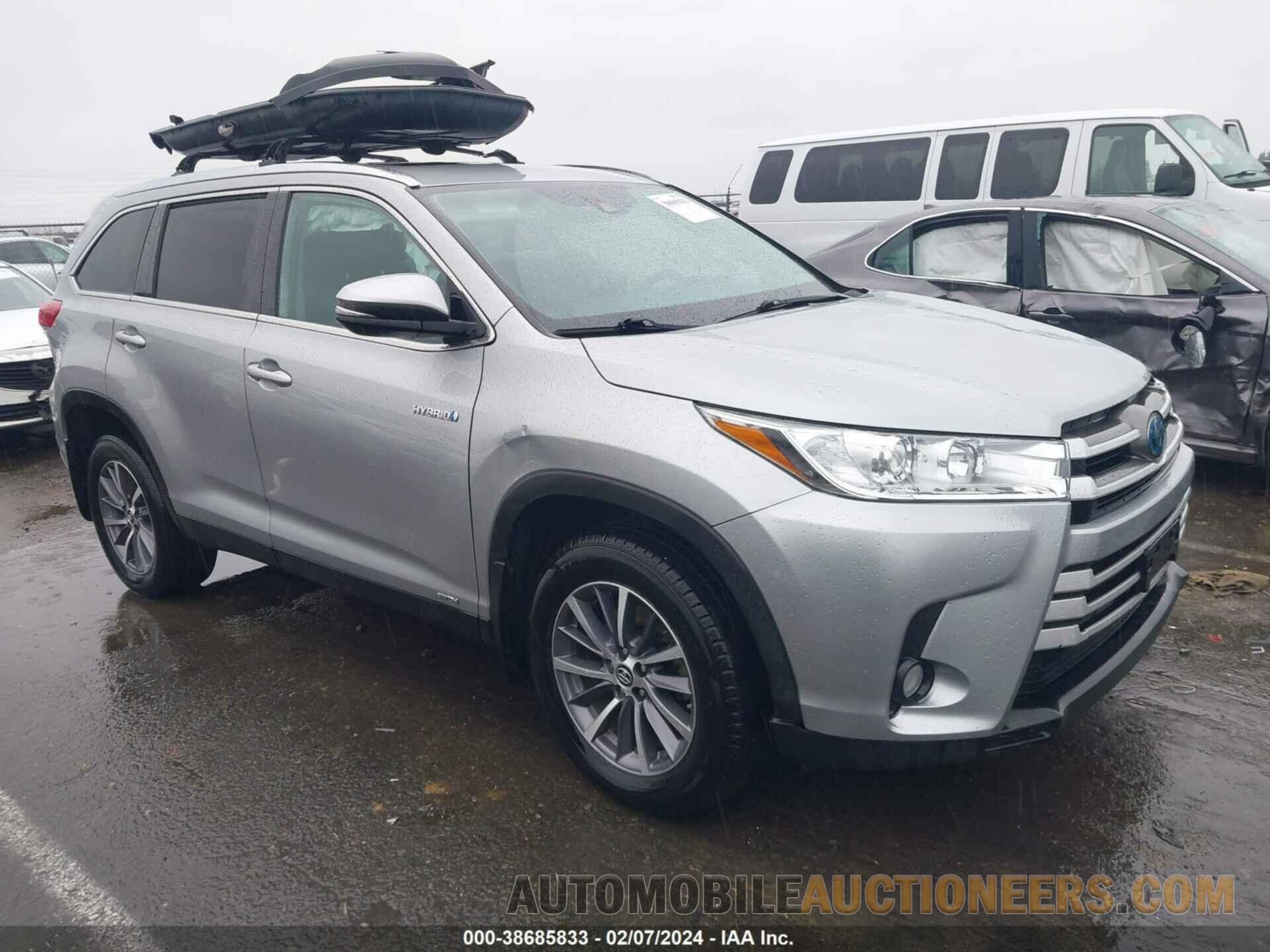 5TDJGRFH7KS063436 TOYOTA HIGHLANDER HYBRID 2019