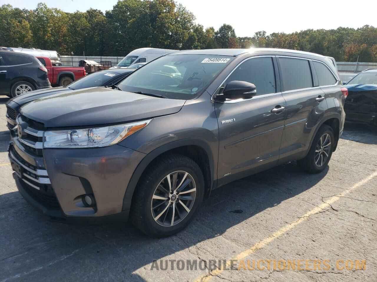 5TDJGRFH7KS065929 TOYOTA HIGHLANDER 2019