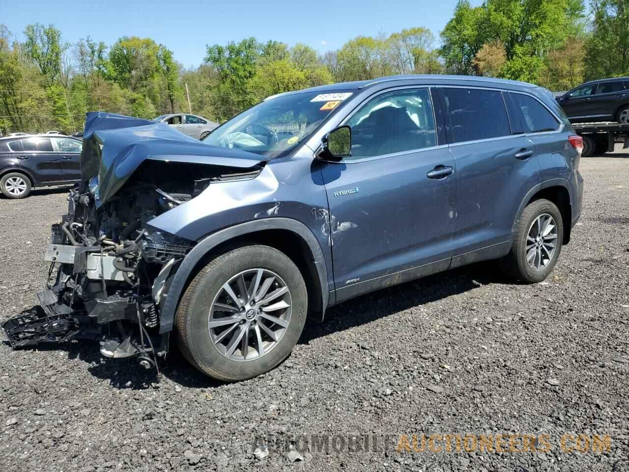 5TDJGRFH7KS075361 TOYOTA HIGHLANDER 2019