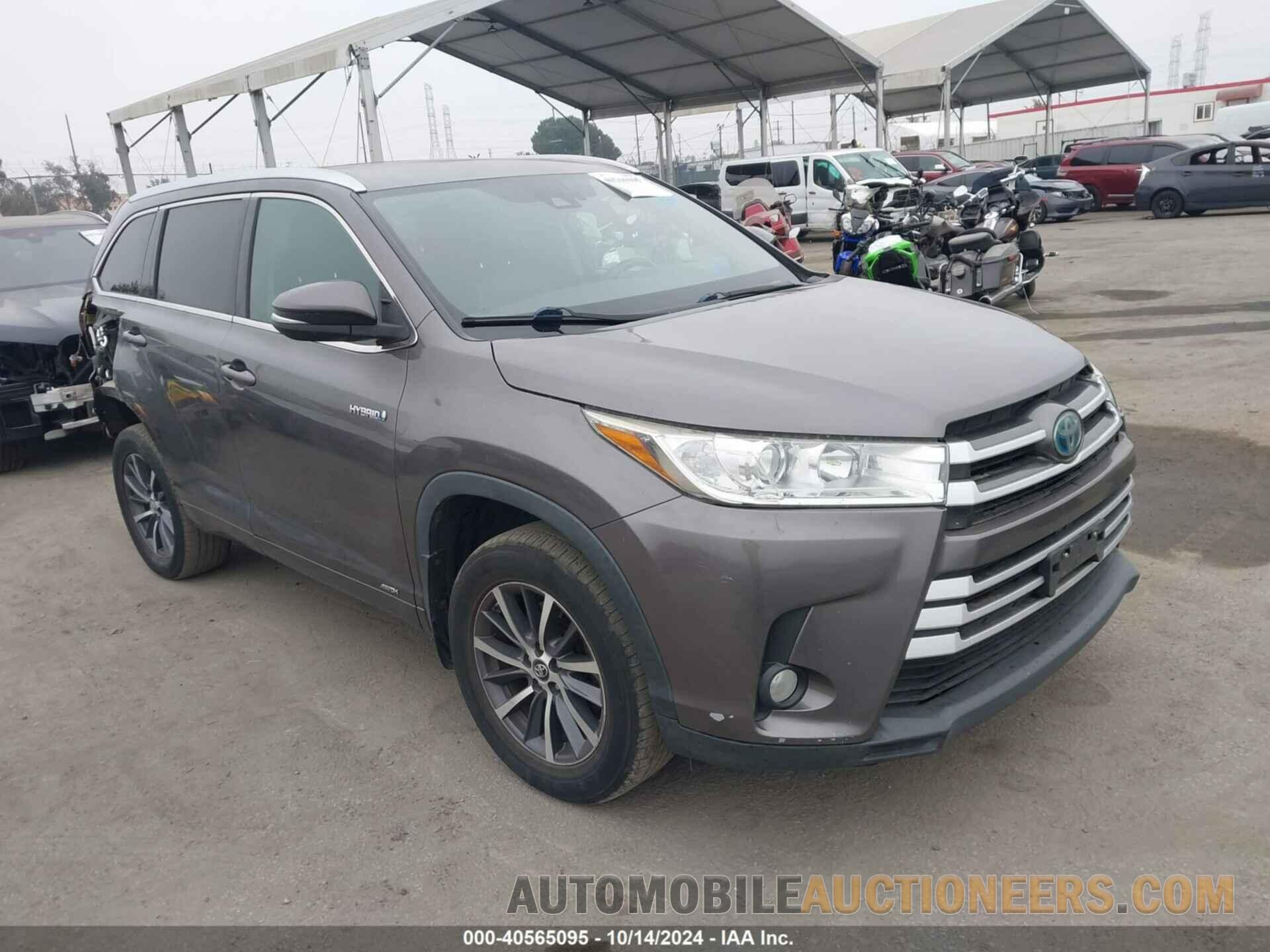 5TDJGRFH8HS025433 TOYOTA HIGHLANDER HYBRID 2017