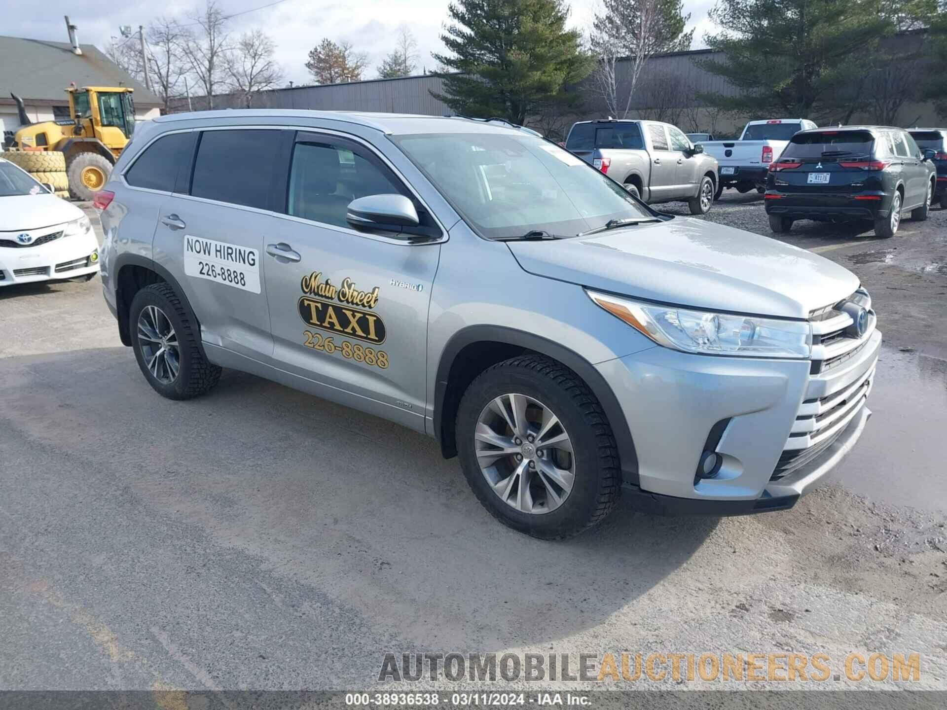 5TDJGRFH8JS044361 TOYOTA HIGHLANDER HYBRID 2018