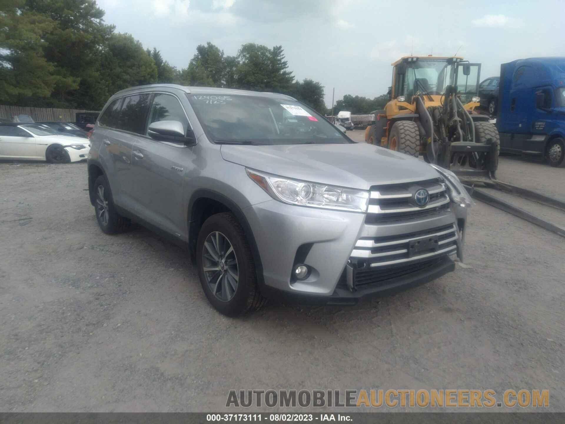 5TDJGRFH8KS053112 TOYOTA HIGHLANDER 2019