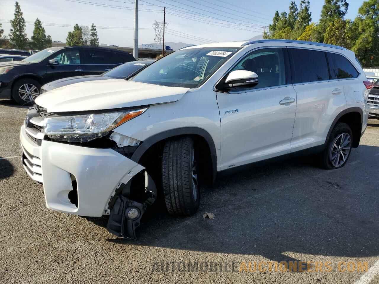 5TDJGRFH8KS067544 TOYOTA HIGHLANDER 2019