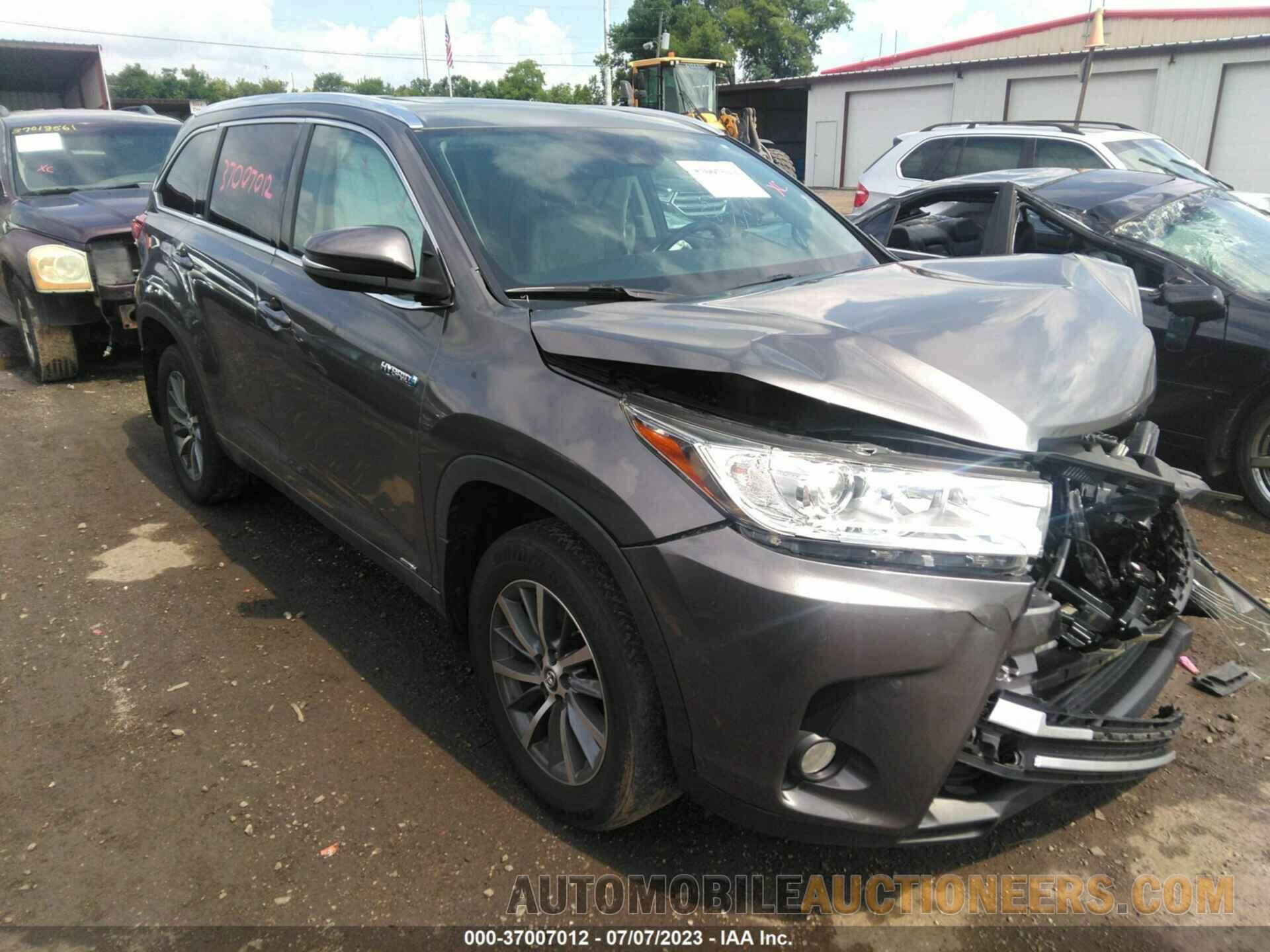 5TDJGRFH9HS031967 TOYOTA HIGHLANDER 2017