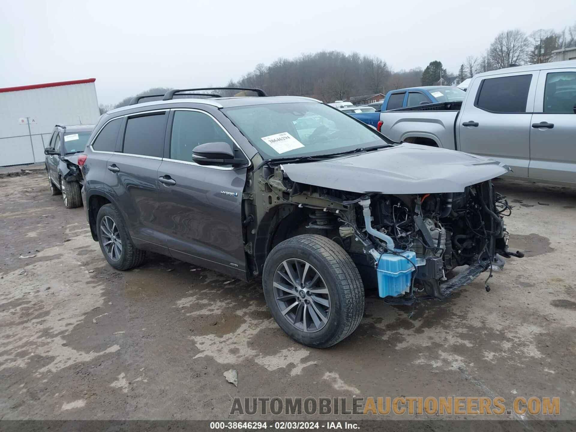 5TDJGRFH9JS050881 TOYOTA HIGHLANDER HYBRID 2018