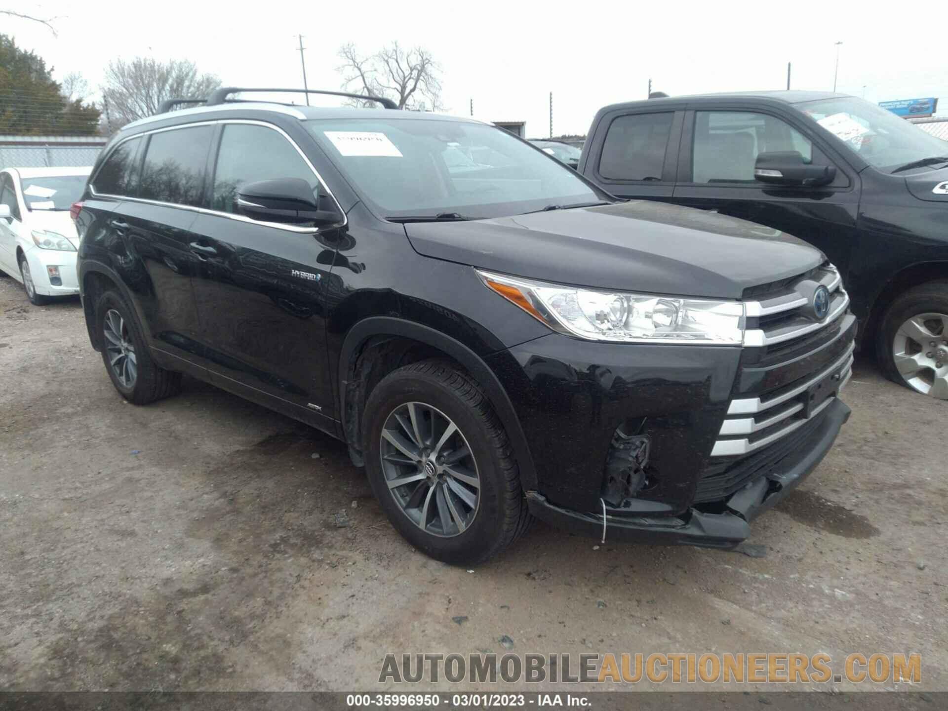 5TDJGRFHXJS044314 TOYOTA HIGHLANDER 2018