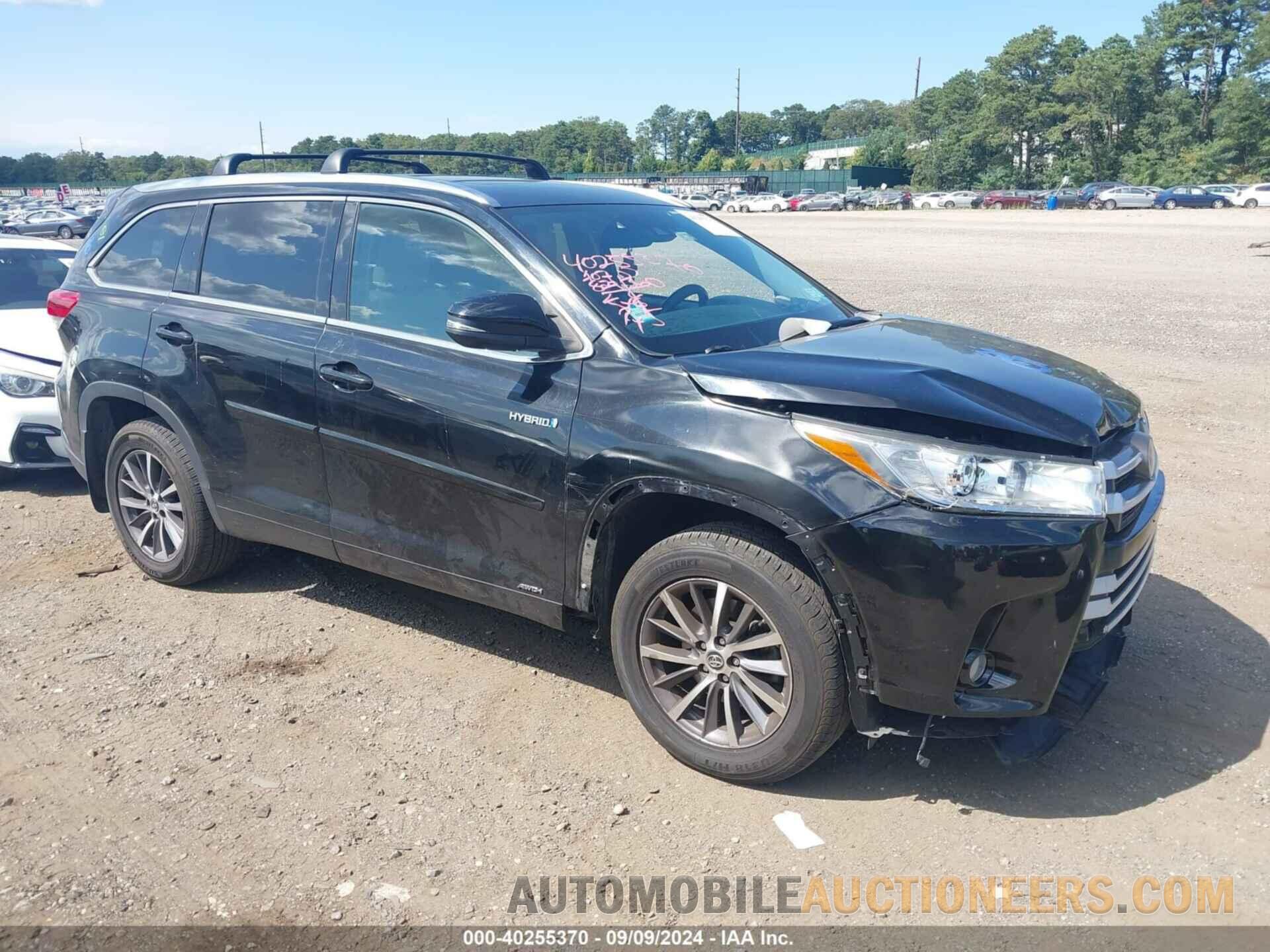 5TDJGRFHXJS049710 TOYOTA HIGHLANDER HYBRID 2018