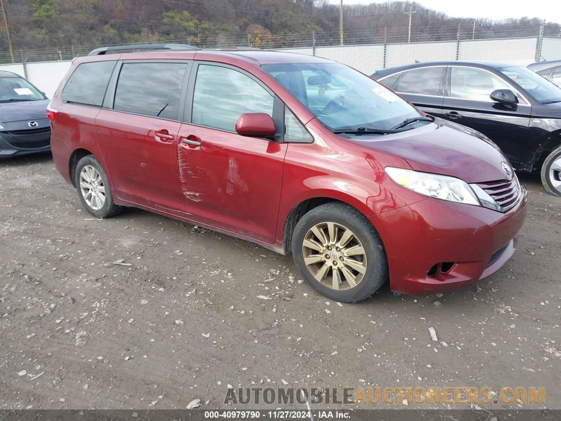 5TDJK3DC0FS097288 TOYOTA SIENNA 2015