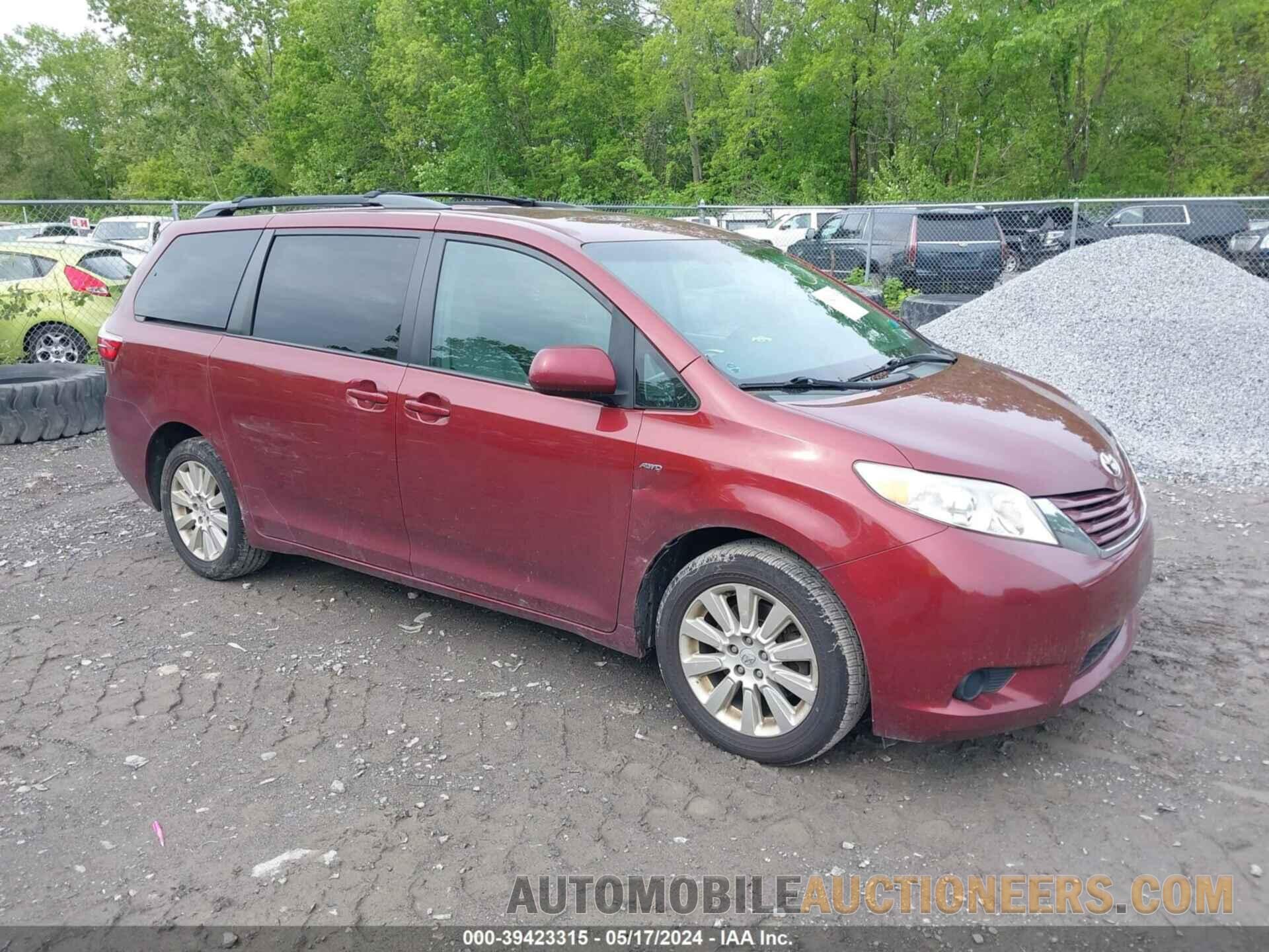 5TDJK3DC3GS134559 TOYOTA SIENNA 2016