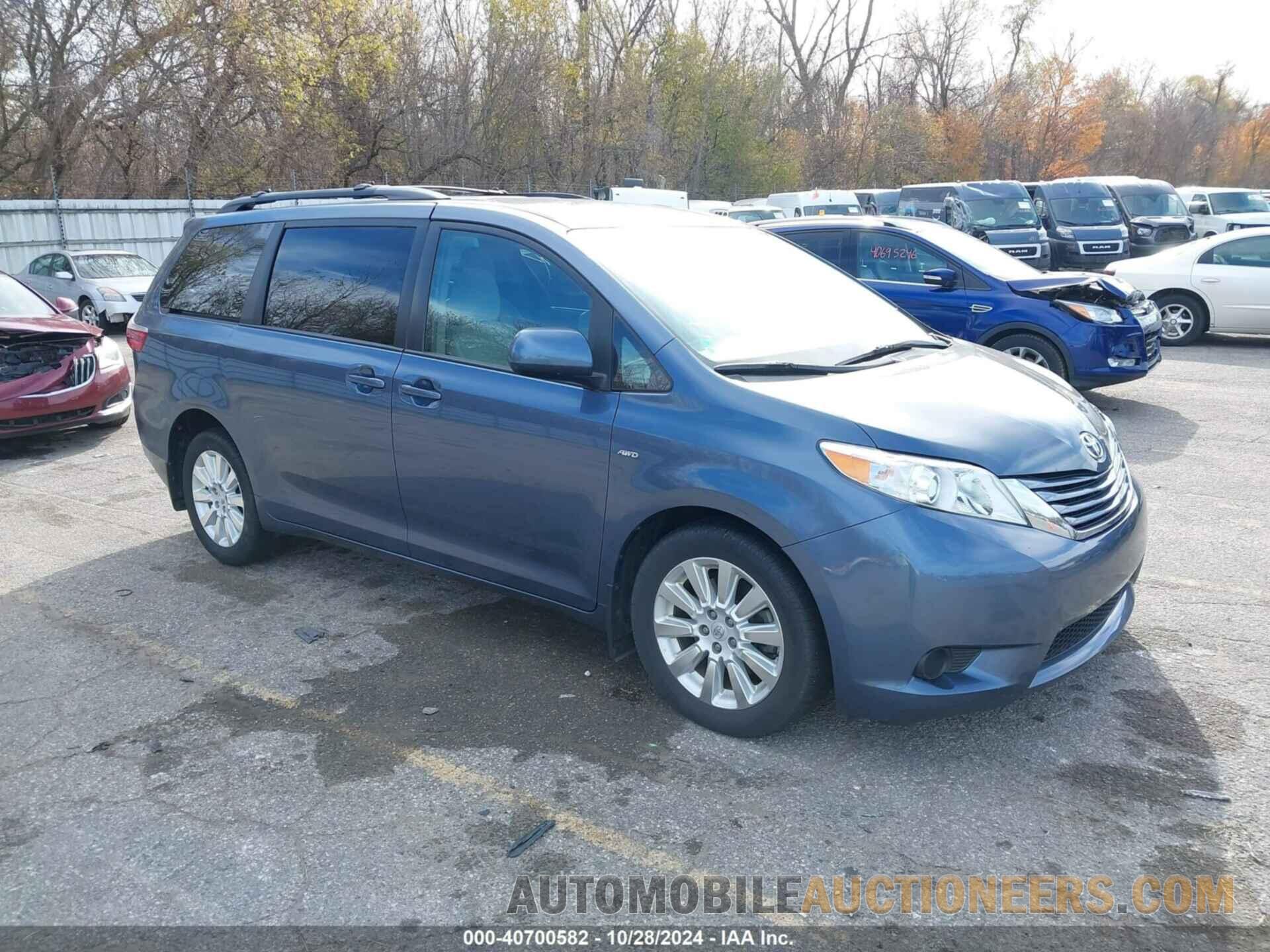 5TDJK3DC3GS139972 TOYOTA SIENNA 2016