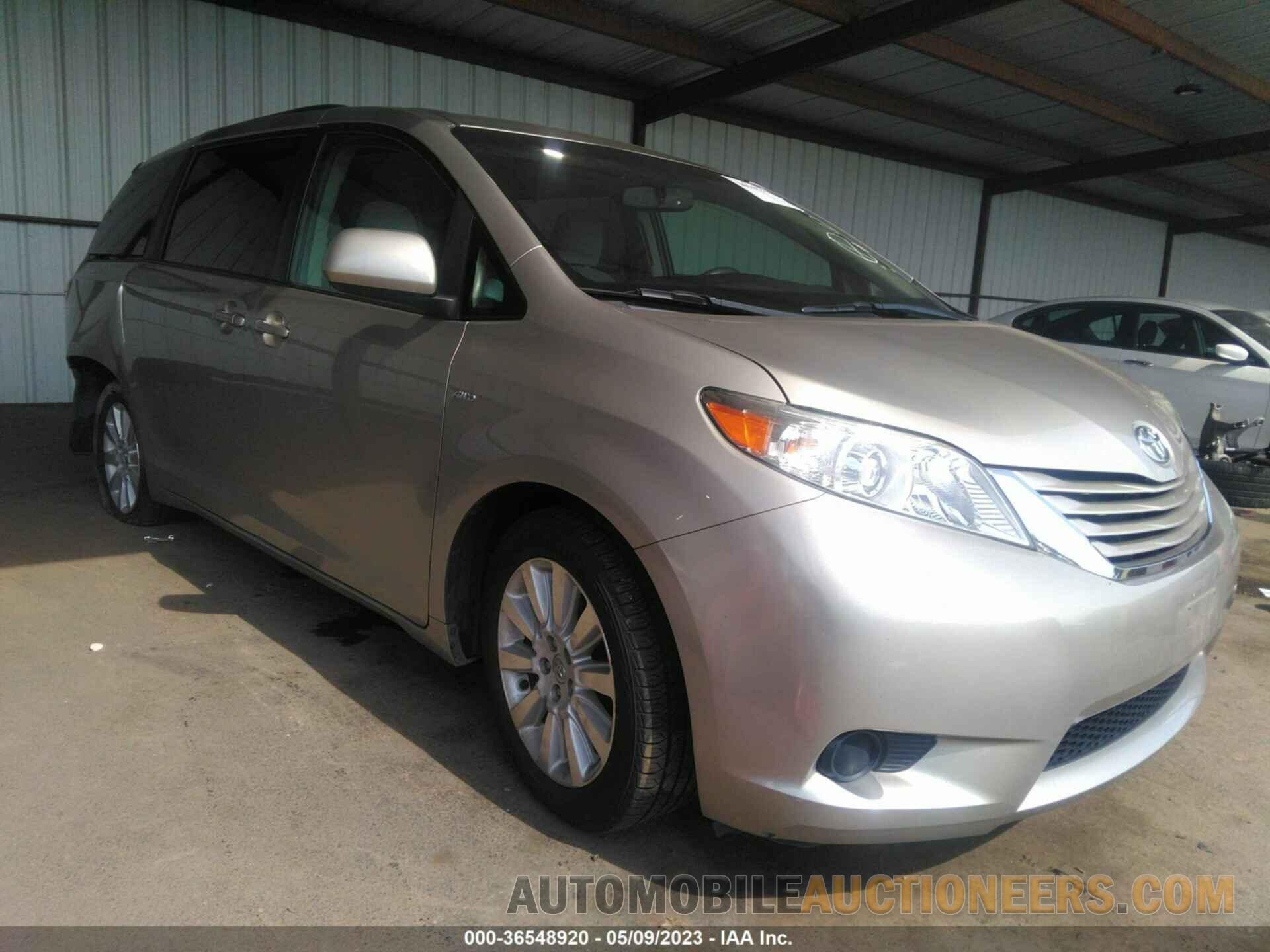 5TDJK3DC3GS144430 TOYOTA SIENNA 2016