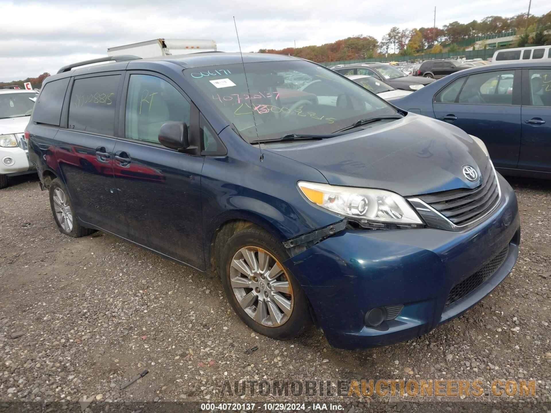 5TDJK3DC5BS006171 TOYOTA SIENNA 2011