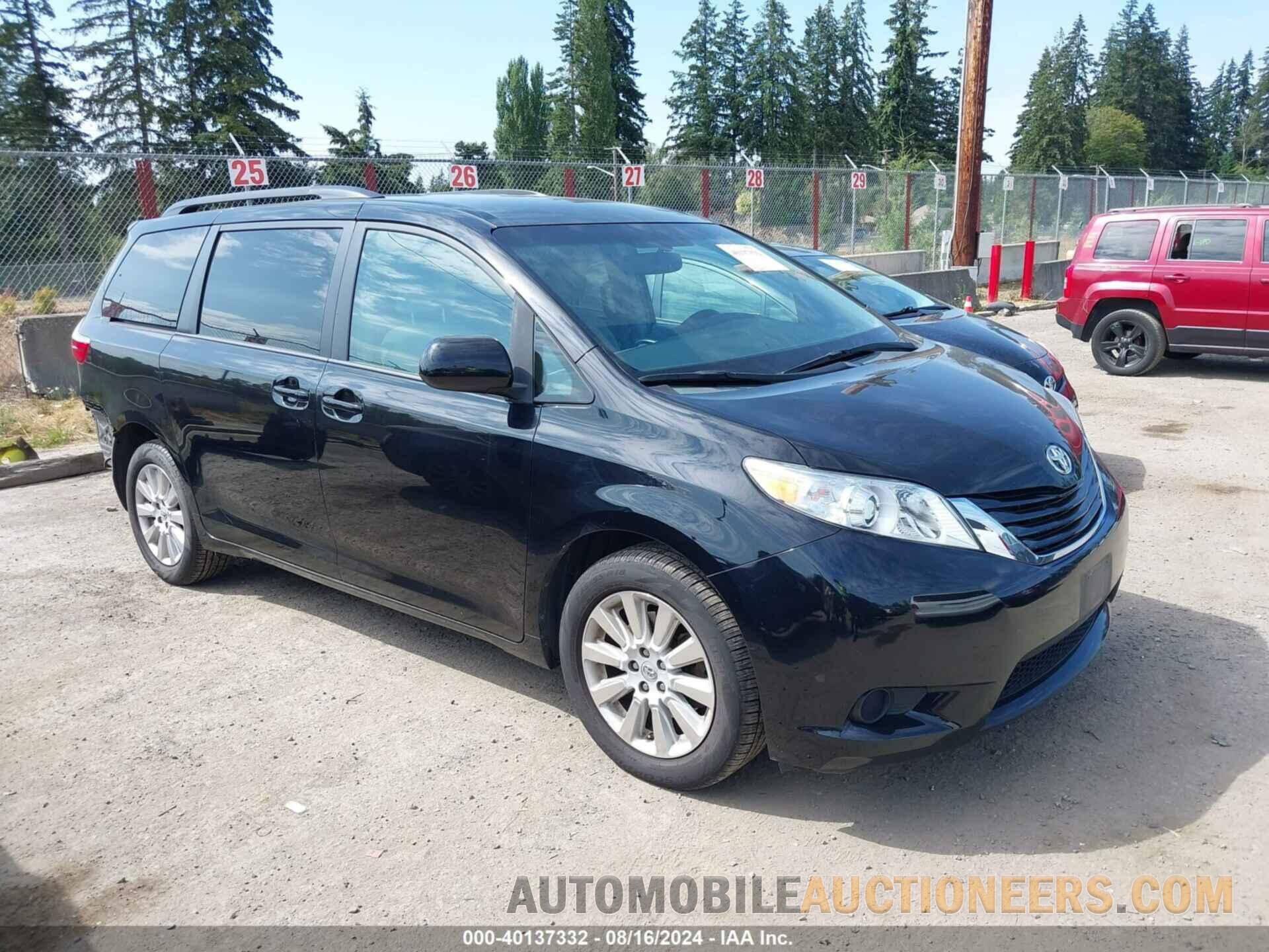 5TDJK3DC6FS111923 TOYOTA SIENNA 2015