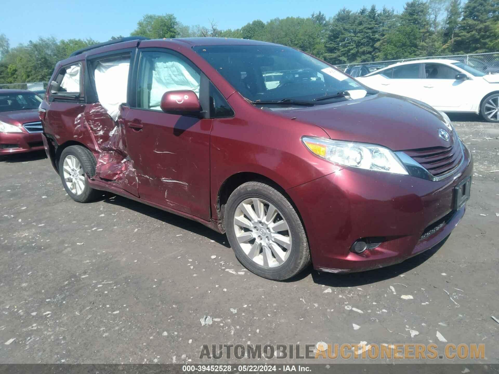 5TDJK3DC7FS125748 TOYOTA SIENNA 2015