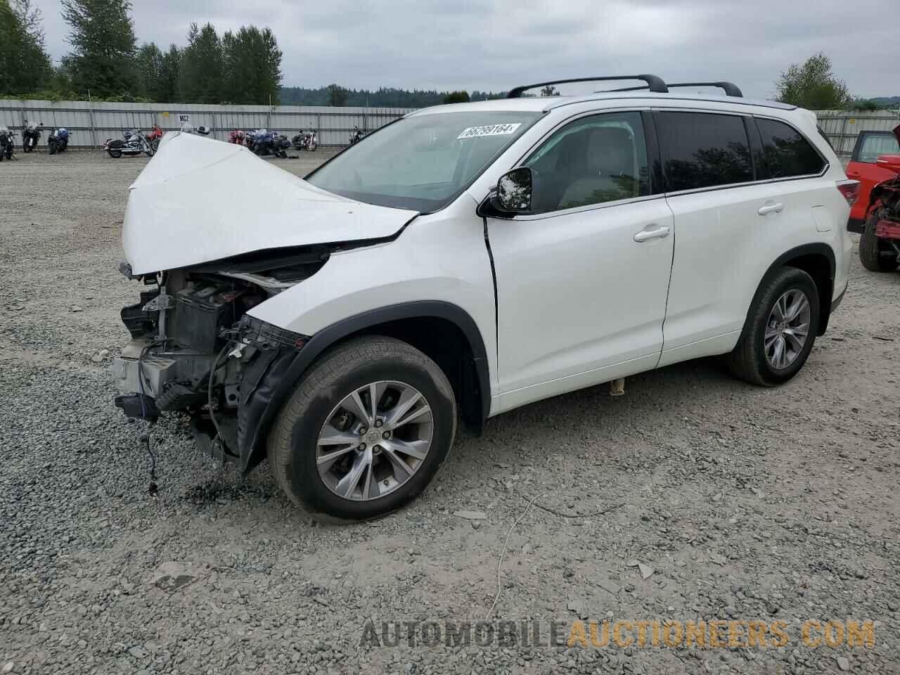 5TDJKRFH0FS124324 TOYOTA HIGHLANDER 2015