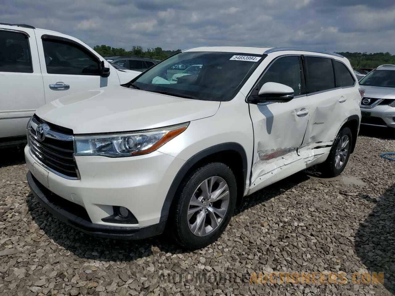 5TDJKRFH0FS125036 TOYOTA HIGHLANDER 2015