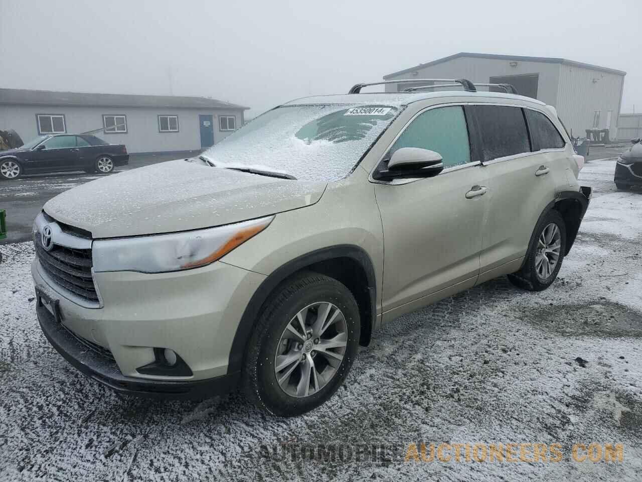 5TDJKRFH0FS144265 TOYOTA HIGHLANDER 2015