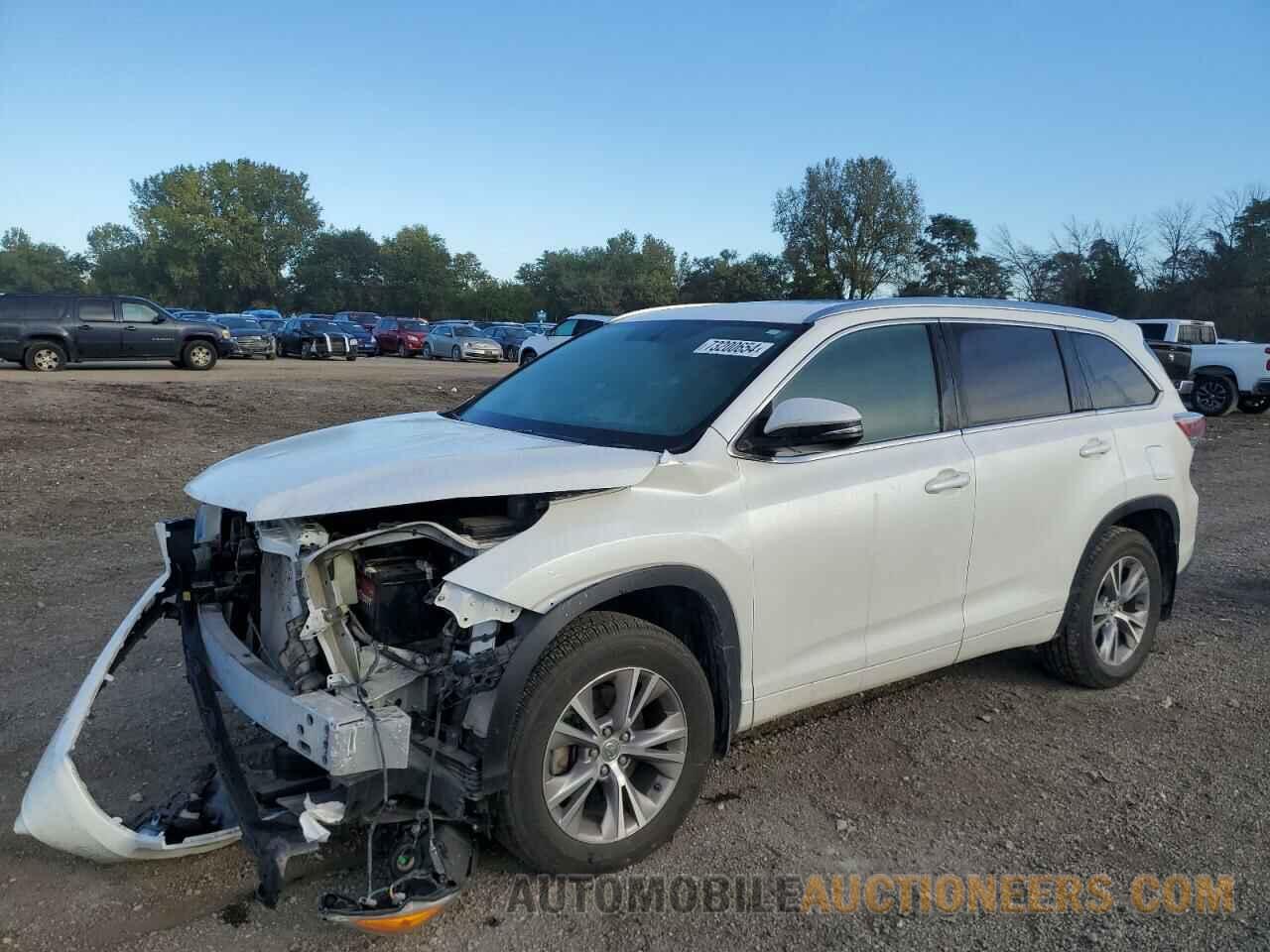 5TDJKRFH0FS173216 TOYOTA HIGHLANDER 2015