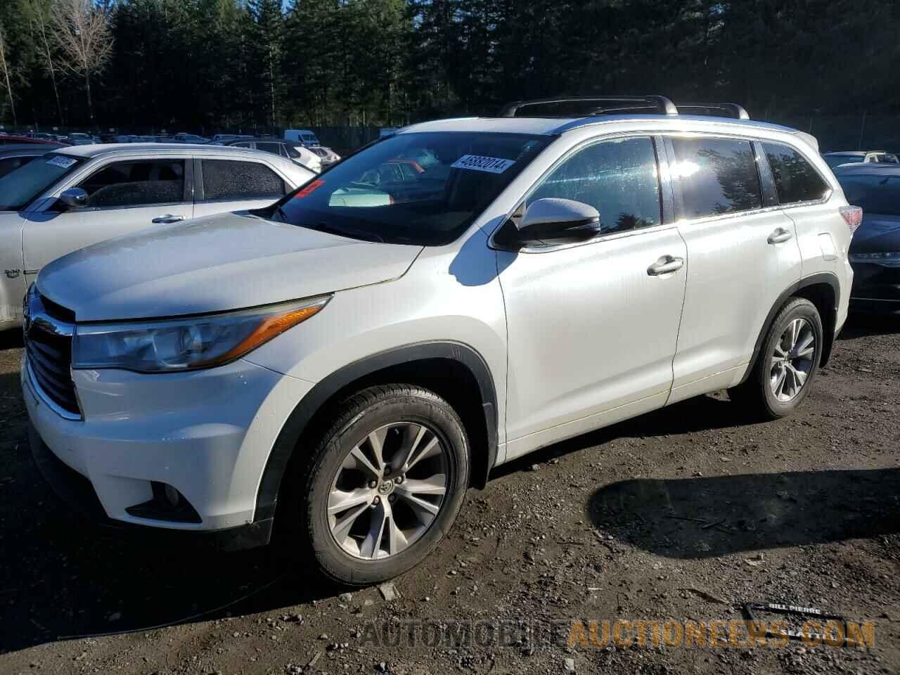 5TDJKRFH0FS182353 TOYOTA HIGHLANDER 2015